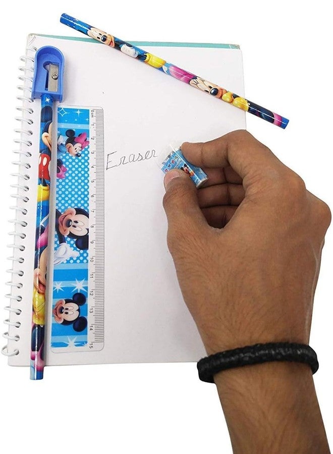 VRB Dec مجموعة هدايا تذكارية من 6 قطع من VRB، هدية مثالية لأعياد ميلاد الأطفال من عمر 6 إلى 12 عامًا. (مجموعة أدوات مكتبية من 6 قطع)، متعددة الألوان - Image 3